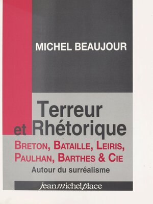 cover image of Terreur et rhétorique